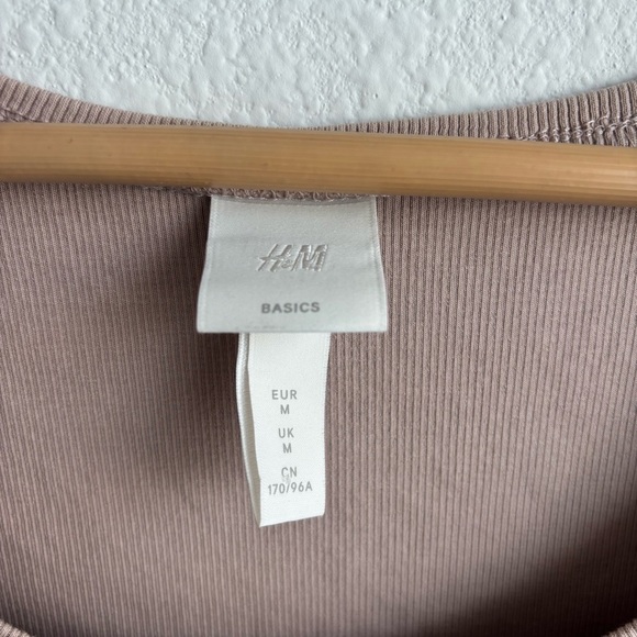 UNIQUE H&M ‘This Void Feels Eternal’ Hand Painted Brown Tank Top Leaf Print - Picture 6 of 8